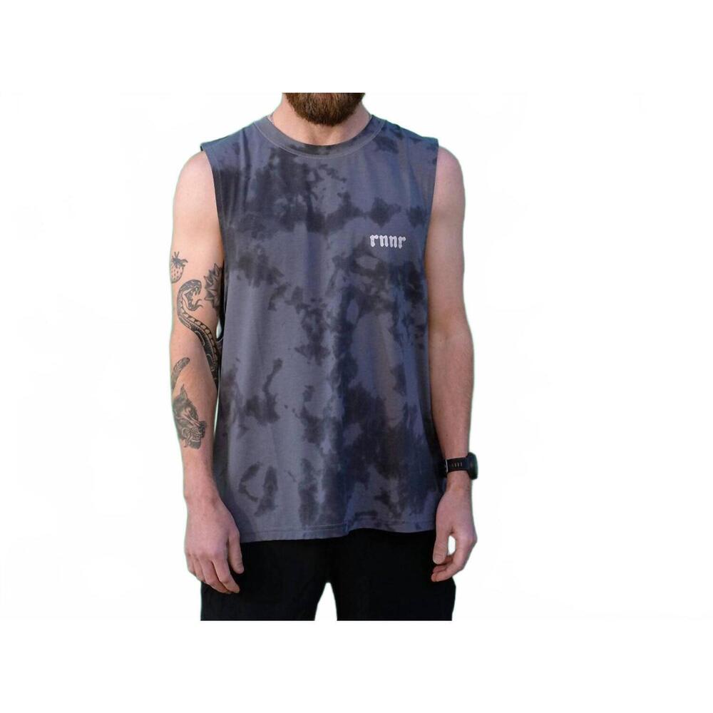 NEW RNNR muscle tee in smoked pearl